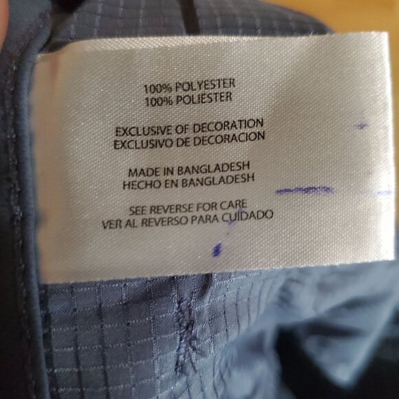 Banana Republic Pants Mens 36x30 Light Blue Polyester Flat Front *Read* - Picture 3 of 10